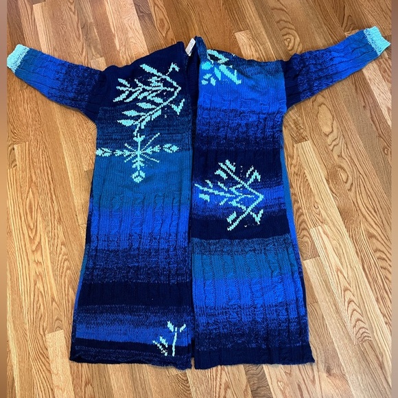 NWT Free People Flurry Cardigan Maxi Sweater Size M/L - Picture 6 of 13